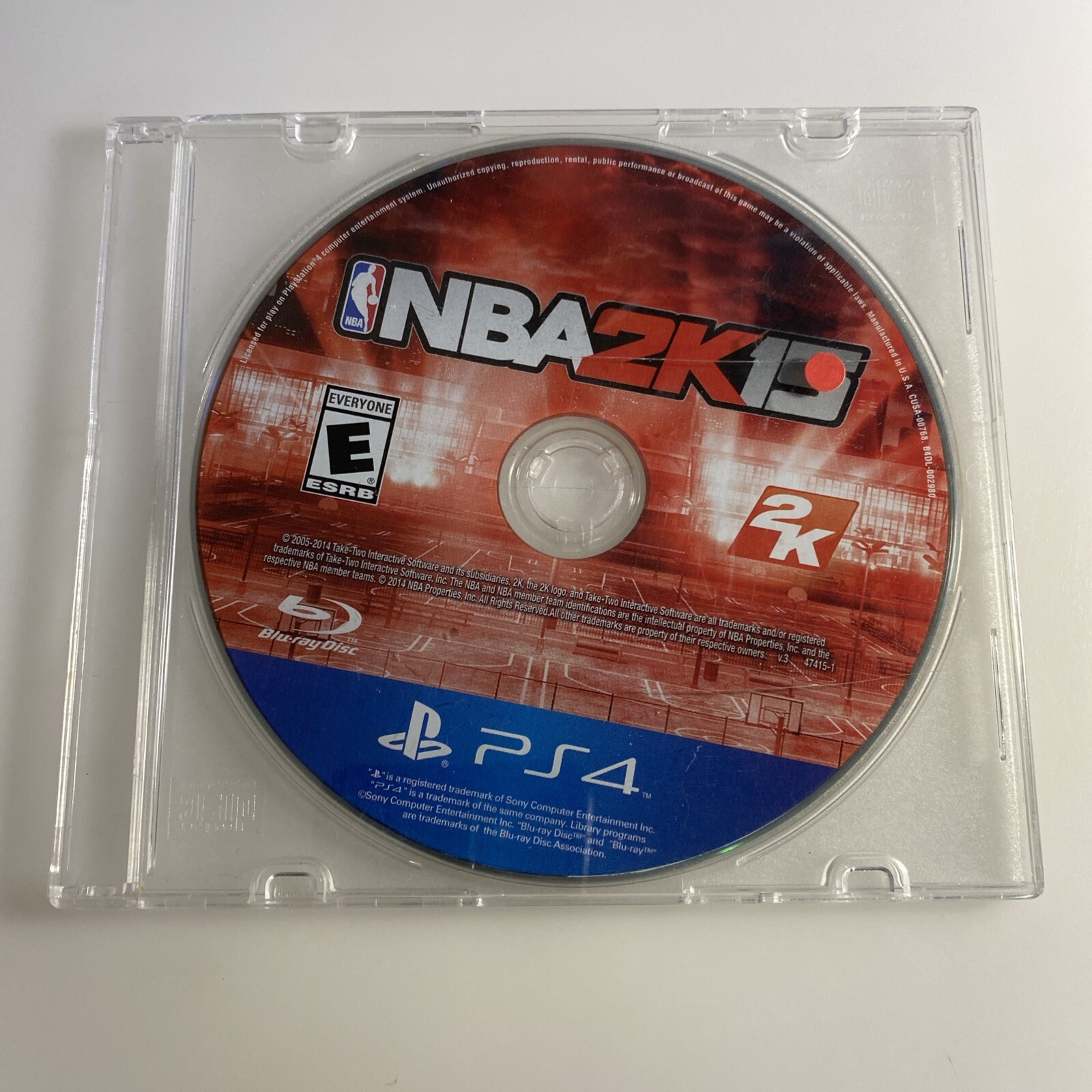NBA 2K 15 Video Game Sony PS4 E-Everyone 2K Games ( Disc Only) h2997