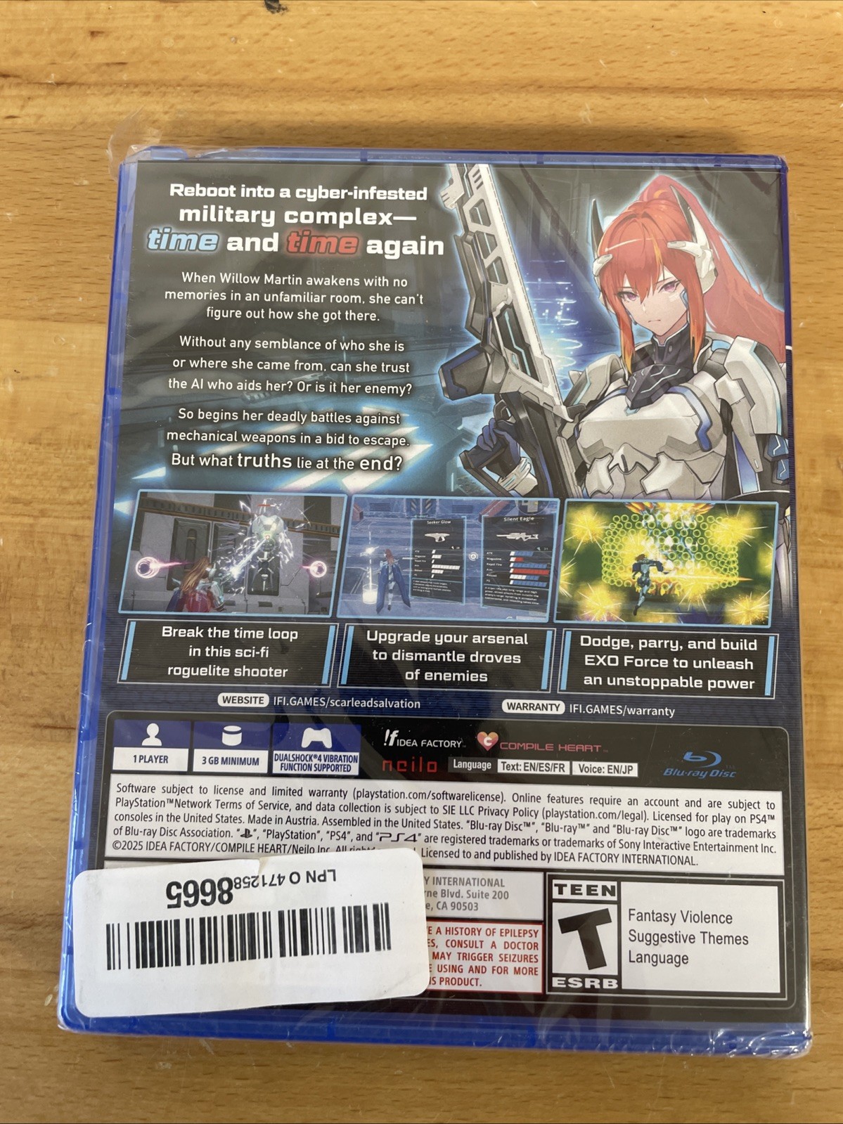 Scar-Lead Salvation (Sony PlayStation 4, 2025) Complete CIB PS4 Broken Case