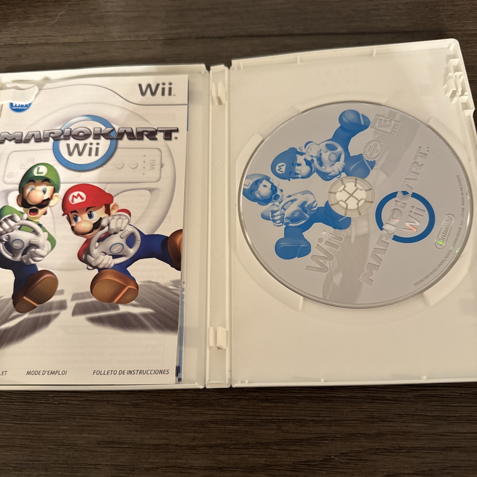 Mario Kart Wii (Nintendo Wii, 2008) With Manual Tested & Works
