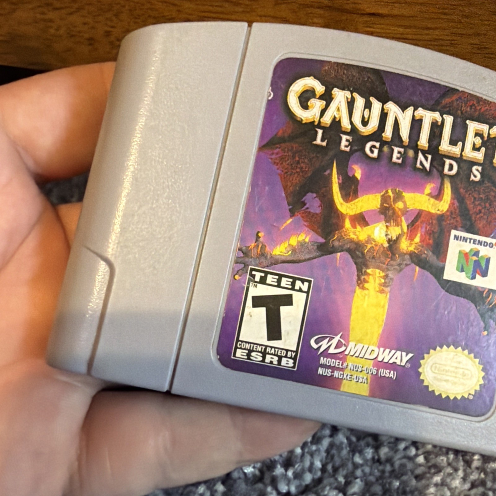 Gauntlet Legends N64 Nintendo 64 Authentic! Great Condition! Tested! Rare!