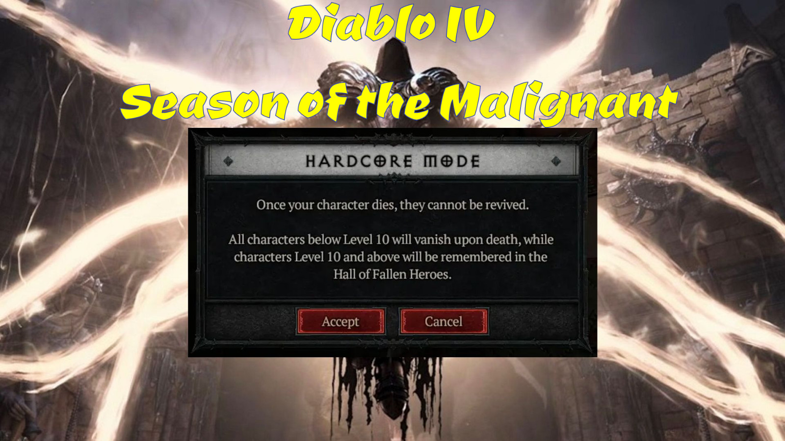 Diablo 4 HARDCORE 💥S1 SEASON Of MALIGNANT 💥POWER BOOST LEVELING 1-50 +T3+T4💥