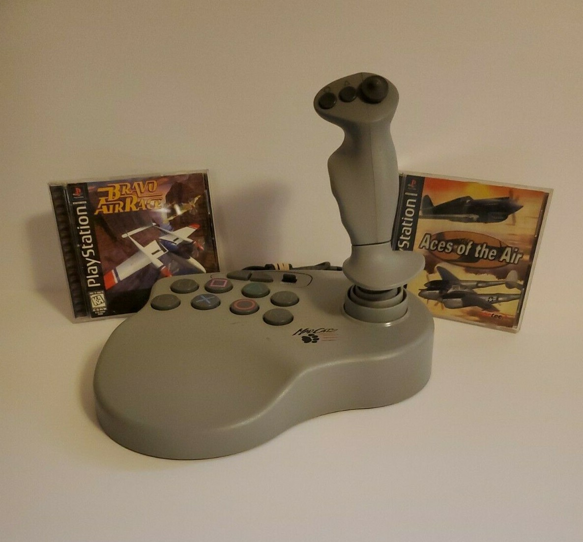 Flight Stick Mad Catz PS1 Remote Controller – w/ Bravo Air Race & Aces Games