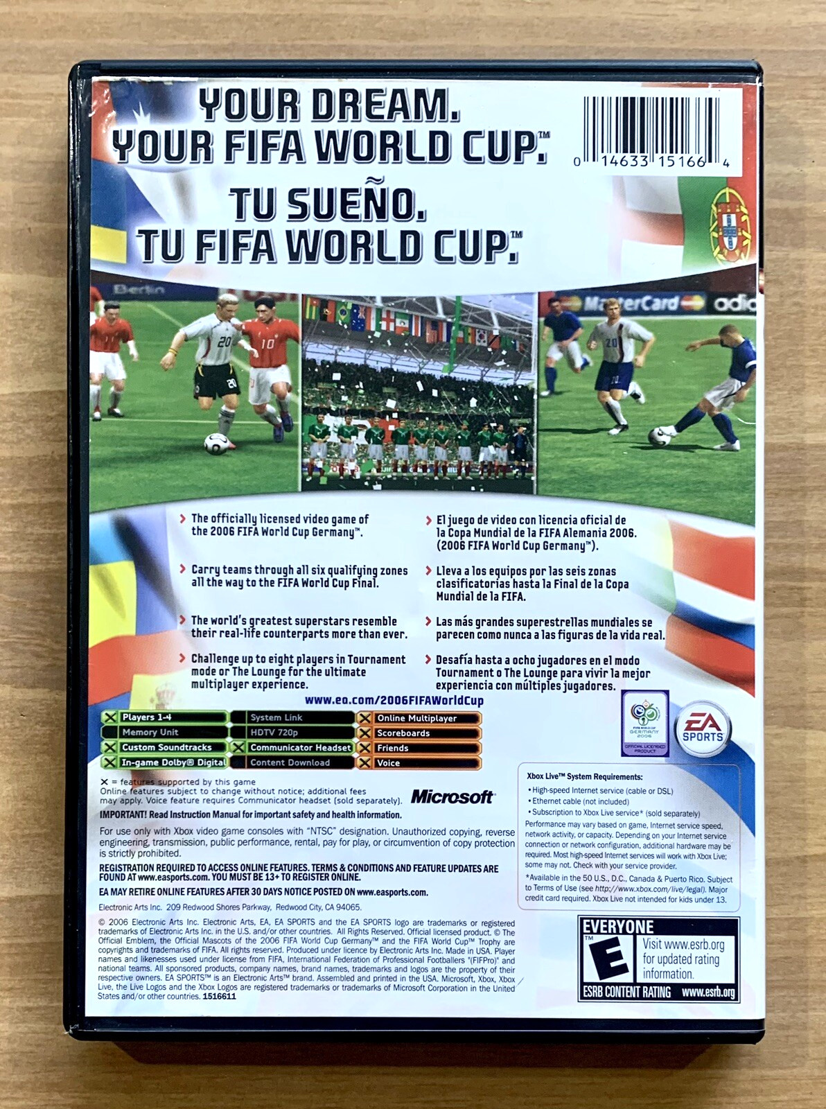 XBOX ~ FIFA World Cup: Germany 2006 ~ E ~ EA Sports ~ 1+ Plyrs ~ 2006 ~ !L⚽️⚽️K!
