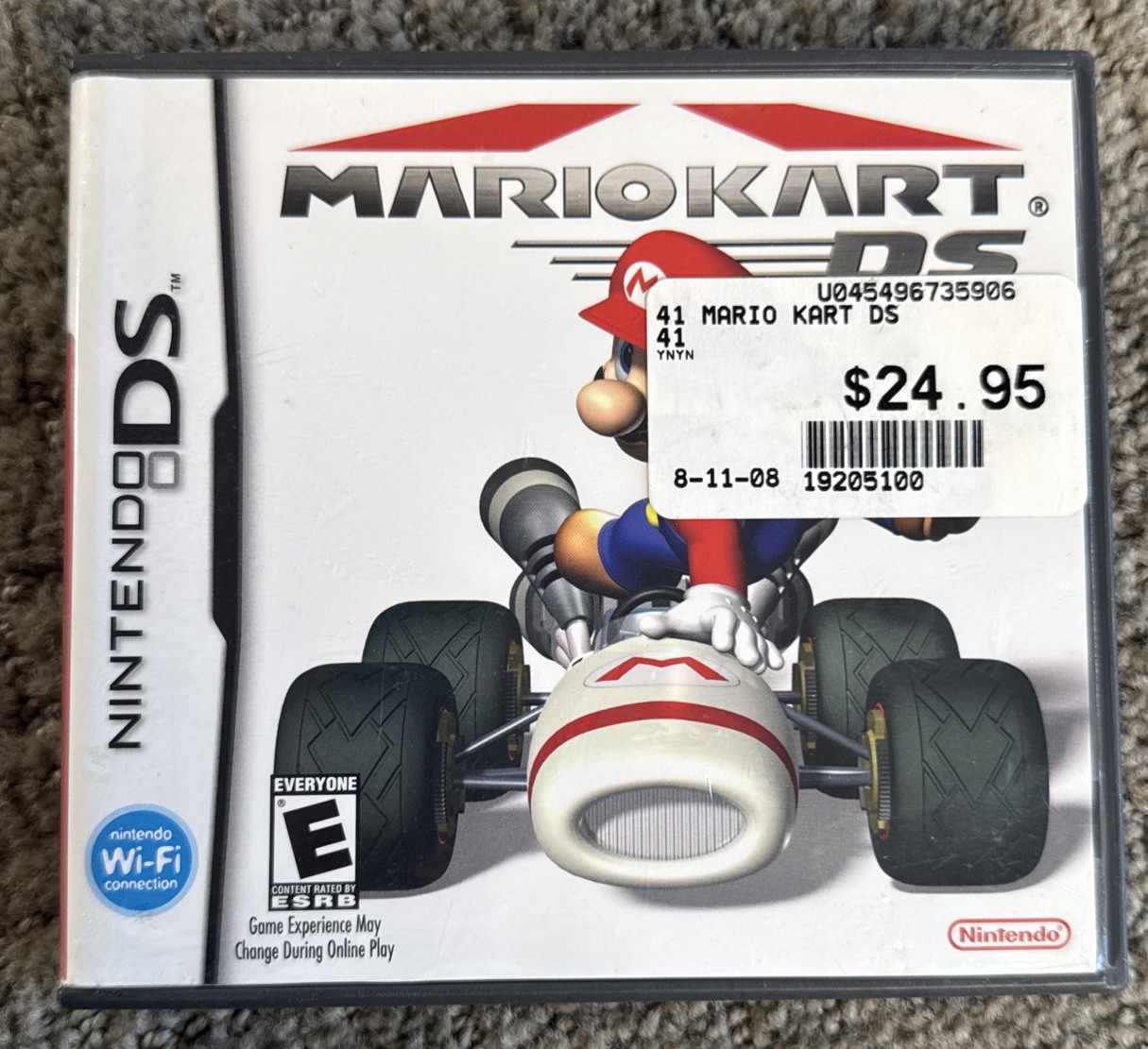 MARIOKART DS, Nintendo DS, 2005, Game And Case Bundle Only Excellent Tested