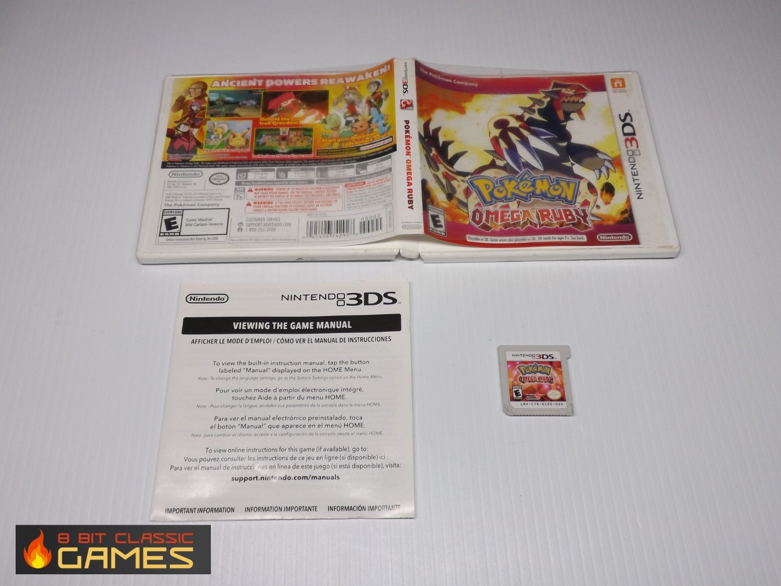 Pokemon Omega Ruby COMPLETE – NINTENDO 3DS – FAST SHIPPING! 629a