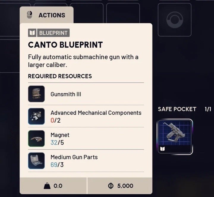 ✨ Arc Raiders – CANTO Blueprint ⚔️ NEW WEAPON ⚔️ Fast & Trusted USA Seller.