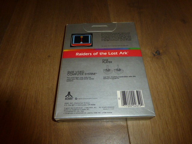 Raiders Of the Lost Ark – Atari 2600 NIB New In Box Indiana Jones