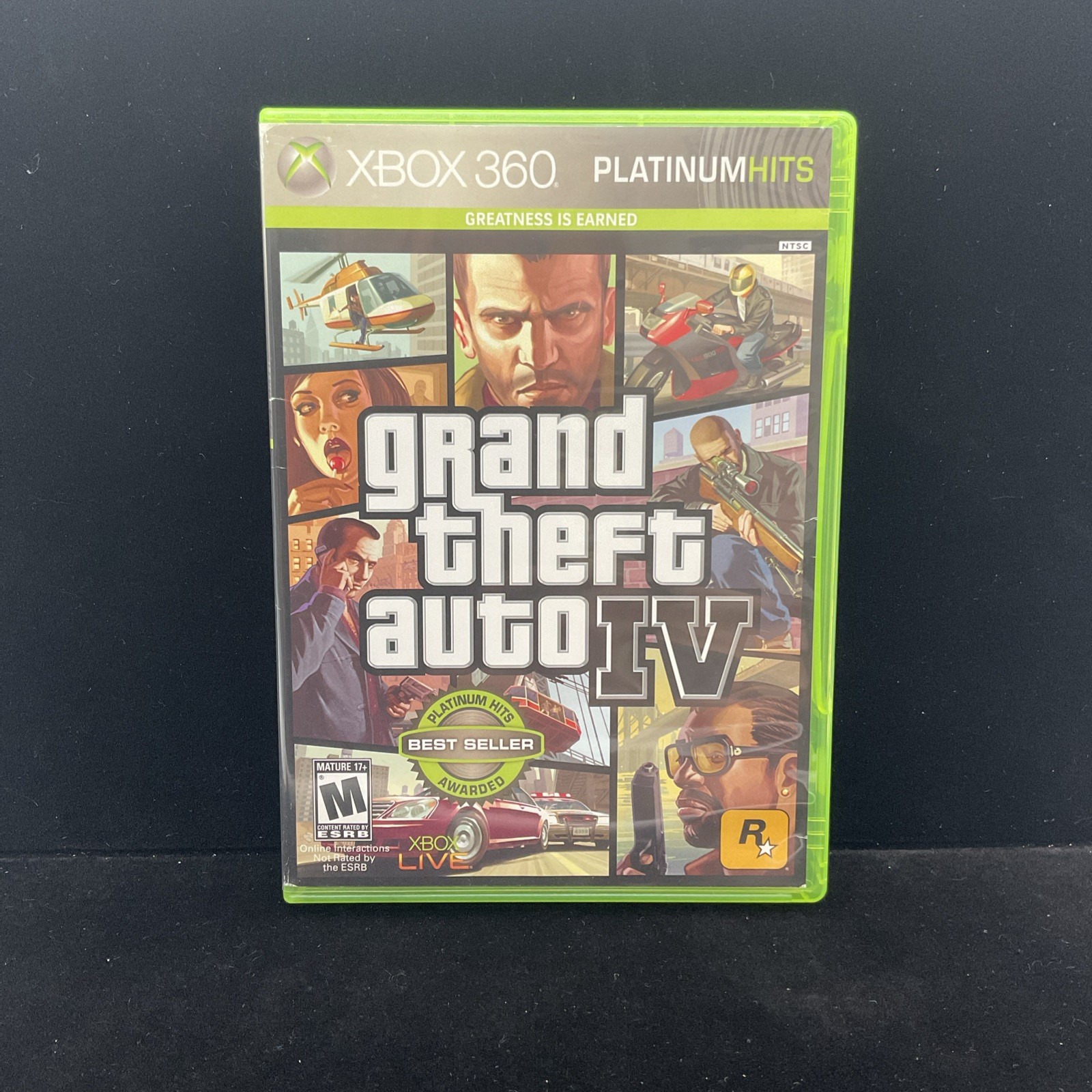 Grand Theft Auto IV (Xbox 360) Tested & Complete CIB Clean 1 YR Warranty Refurbi
