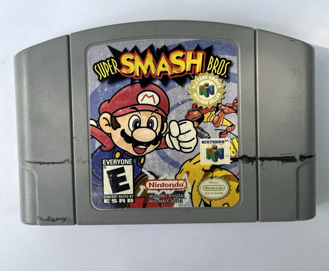 Super Smash Bros. (Nintendo 64, 1999) Authentic N64 TESTED.