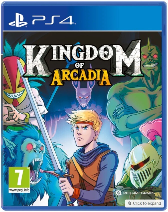 KINGDOM OF ARCADIA [RED ART GAMES] – PlayStation 4, Brand New
