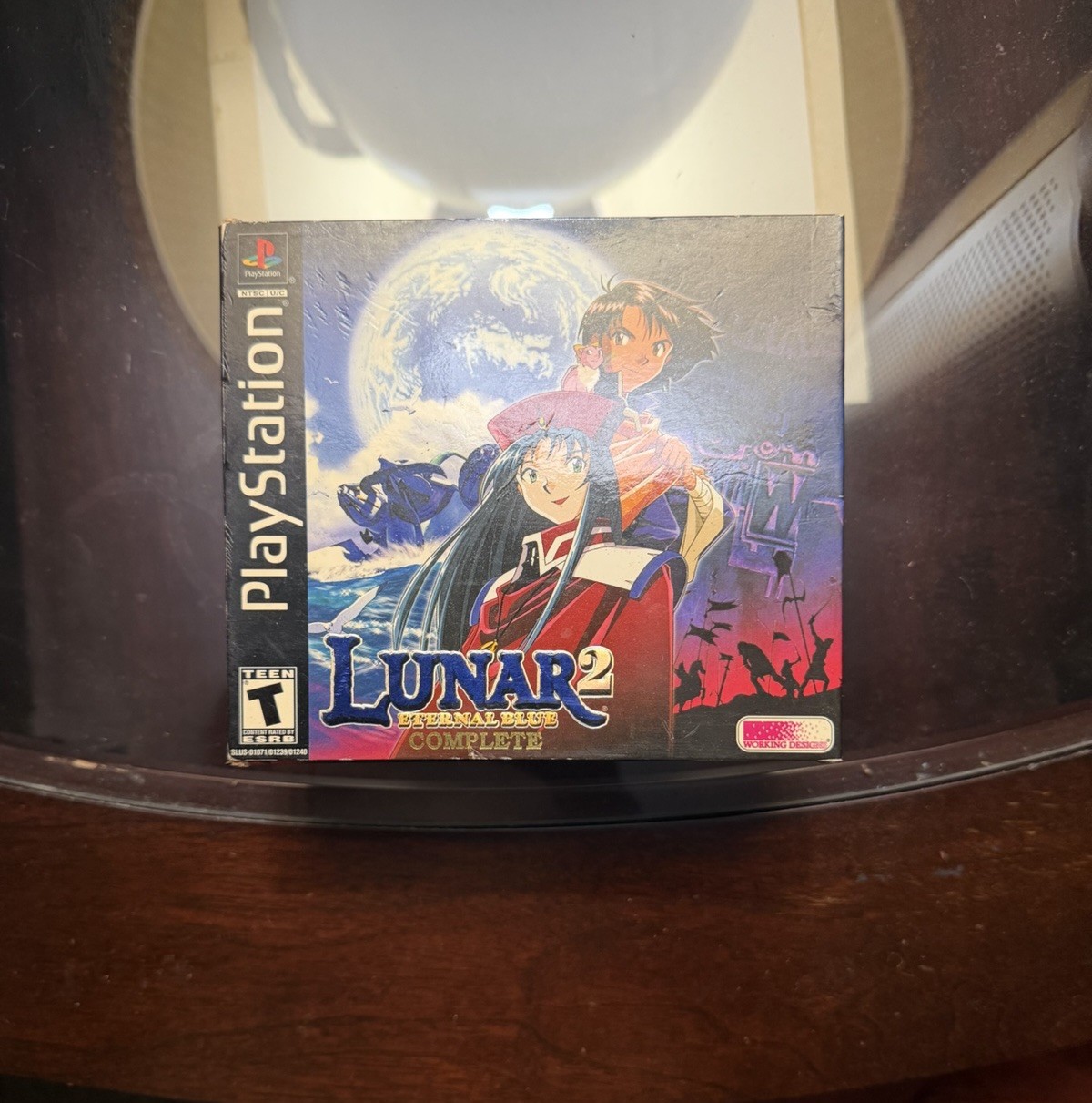 Lunar 2: Eternal Blue Complete (PlayStation 1, 2000) W/ PENDANT AND OST