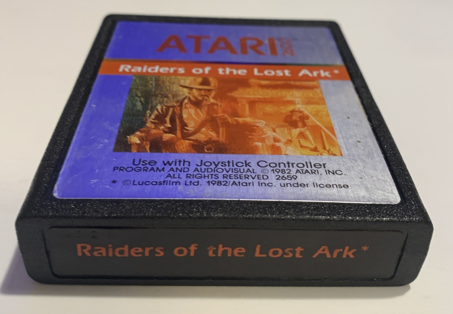 Raiders of the Lost Ark (Atari 2600, 1982) Cleaned & Tested