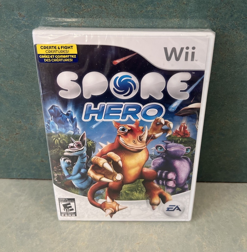 Spore Hero (Nintendo Wii, 2009) Brand New Sealed! Video Game