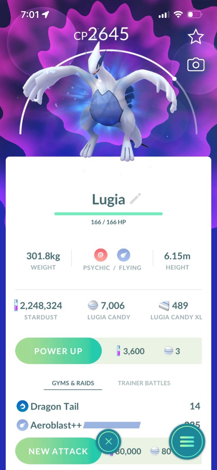 Purified Apex Lugia