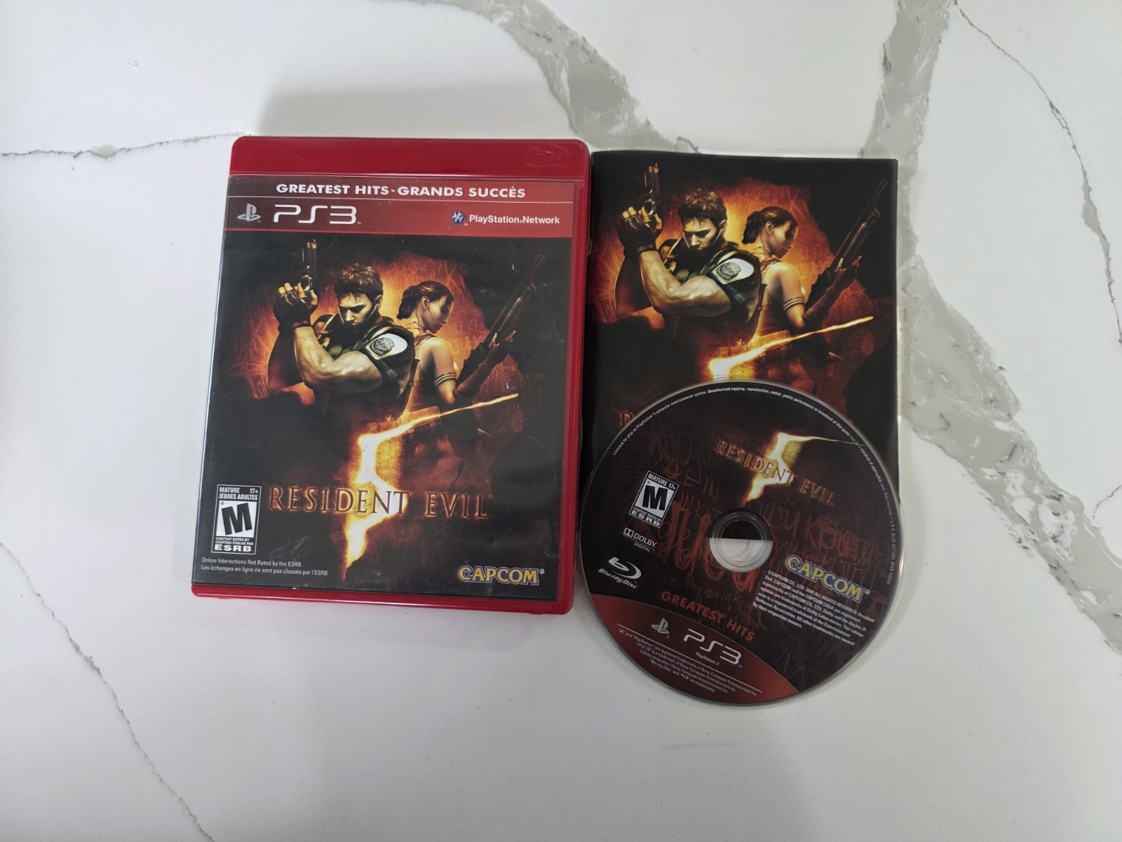 Resident Evil 5 PS3 PlayStation 3 Complete CIB Tested