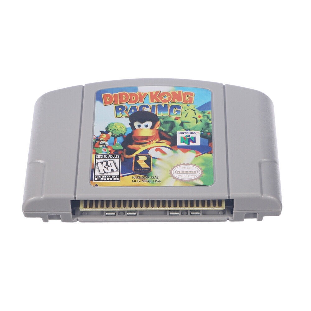 Diddy Kong Racing Video Game Cartridge Console Card For Nintendo N64 Game