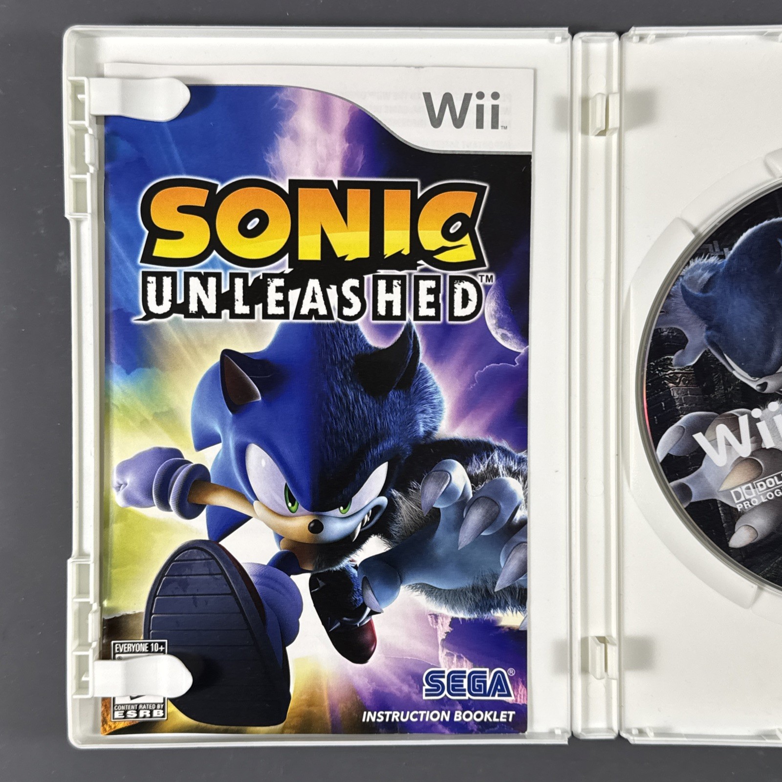 Sonic Unleashed Nintendo Wii Complete CIB Tested