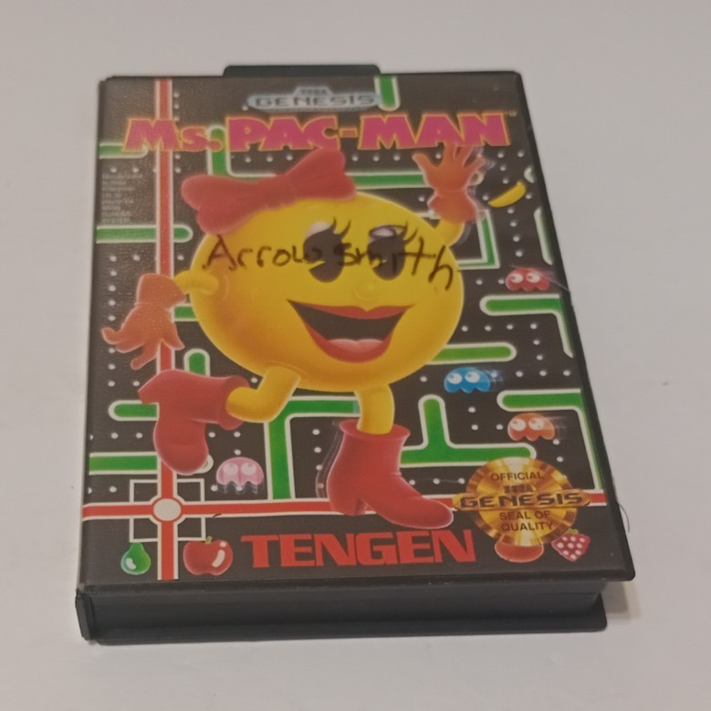 Tengen Ms. Pac-Man (Sega Genesis) NTSC-U/C 1991 Arcade Maze w/ Manual