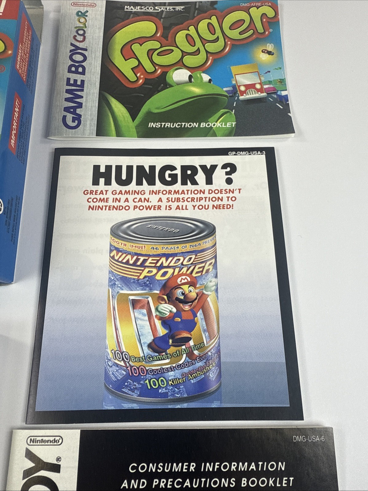 Frogger Nintendo Game Boy Color CIB Complete w/ Manual & Inserts MINT COND