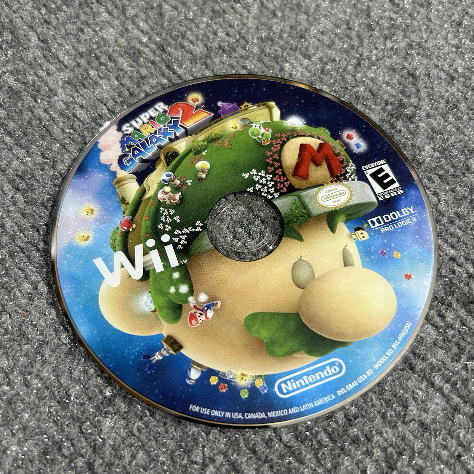 Super Mario Galaxy 2 (Nintendo Wii, 2010) USA DISC ONLY