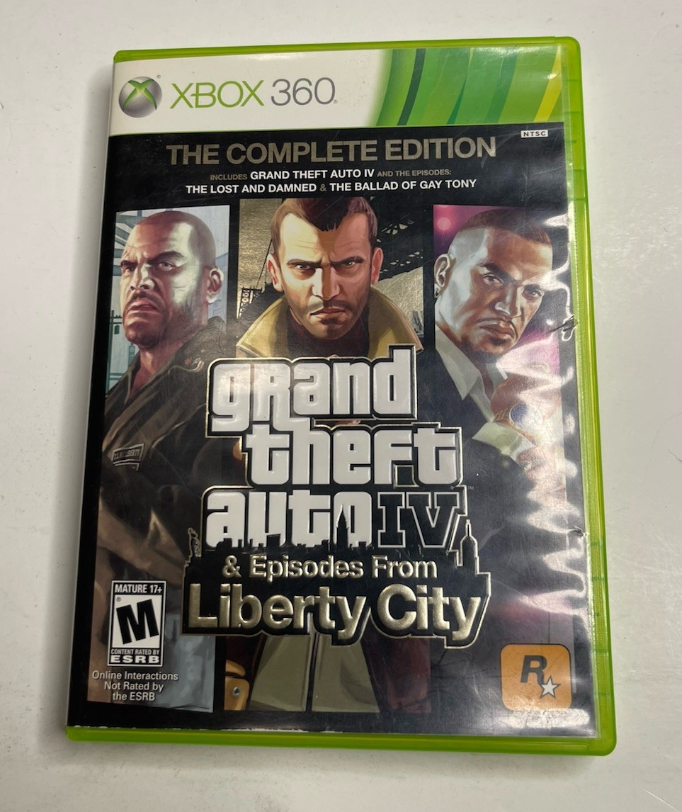 Grand Theft Auto IV: The Complete Edition (Xbox 360, 2010) Used GTA