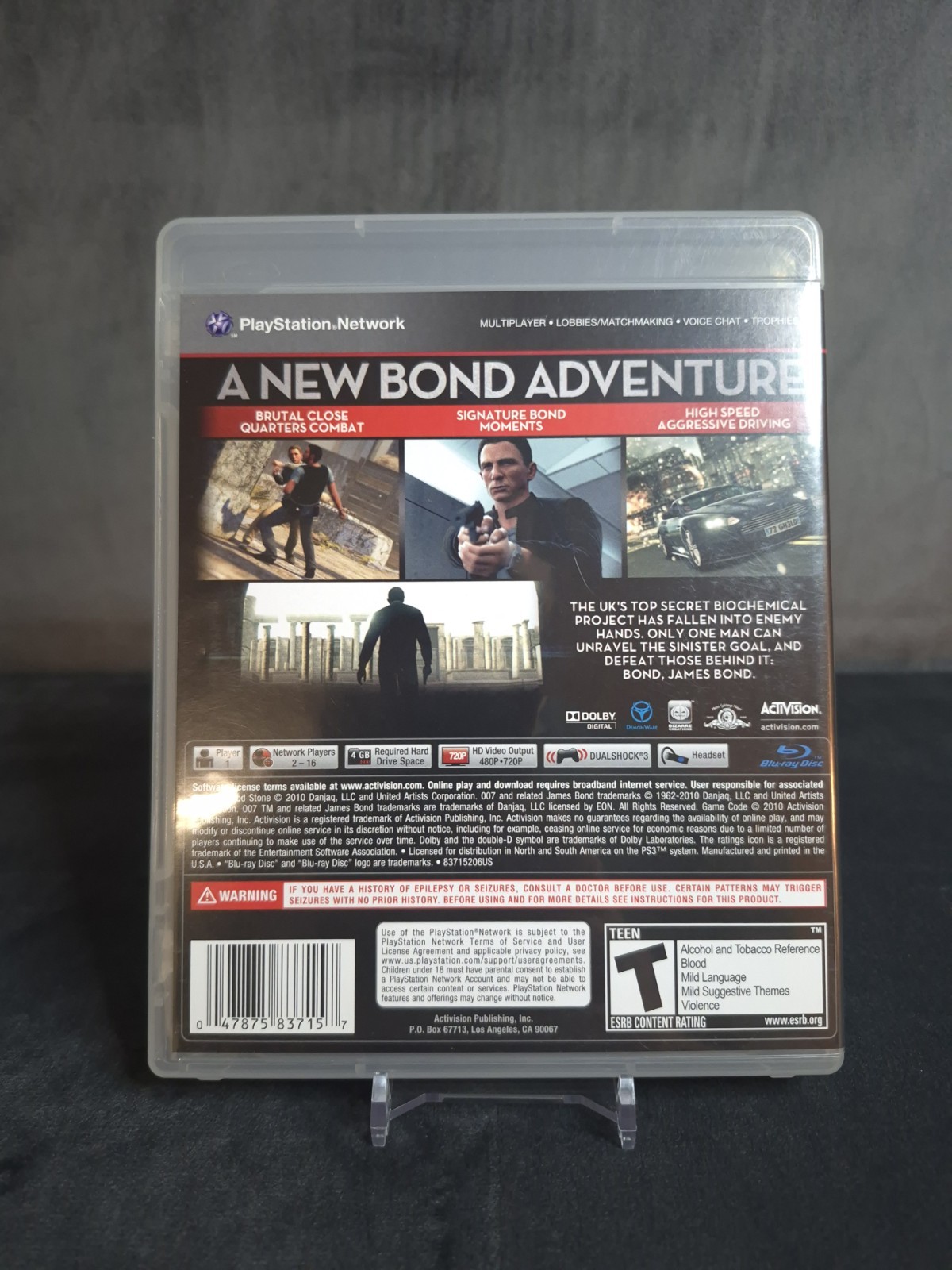 007: Blood Stone (Sony PlayStation 3, 2010) CIB *TESTED AND WORKING*