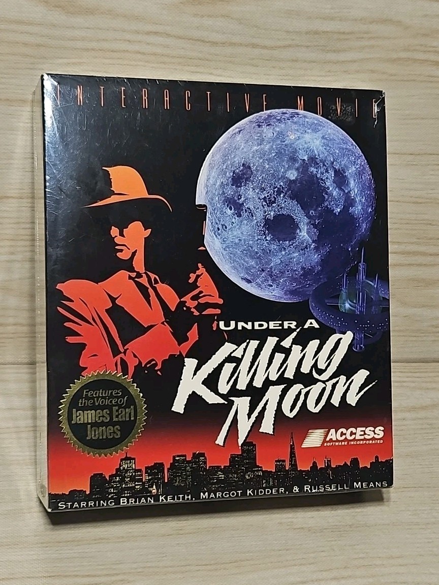 ** NEW SEALED ** Under a Killing Moon, 1994, Big Box, Interactive 3D Pc Game