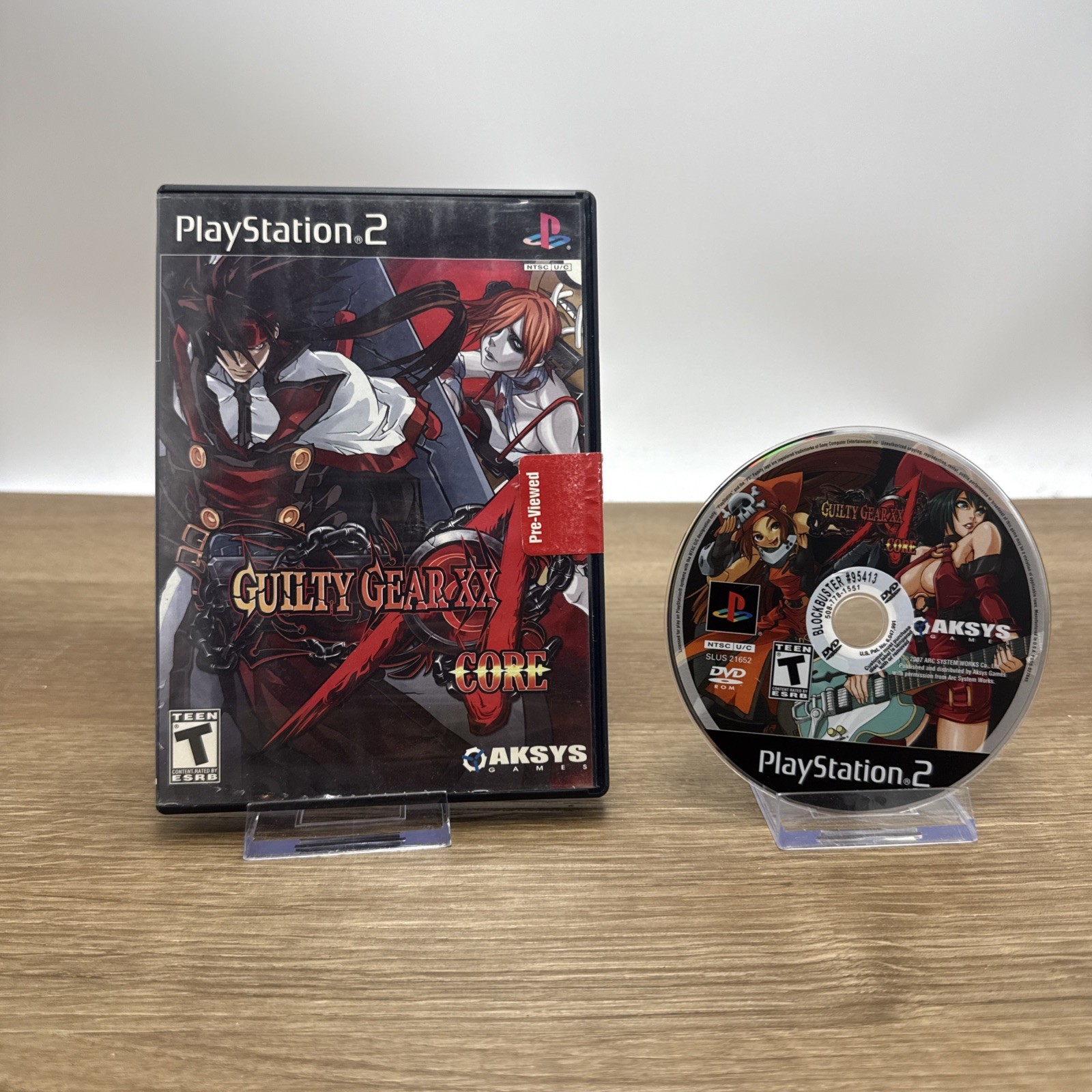 Guilty Gear XX: Accent Core (Sony PlayStation 2, 2007) Arc System – No Manual