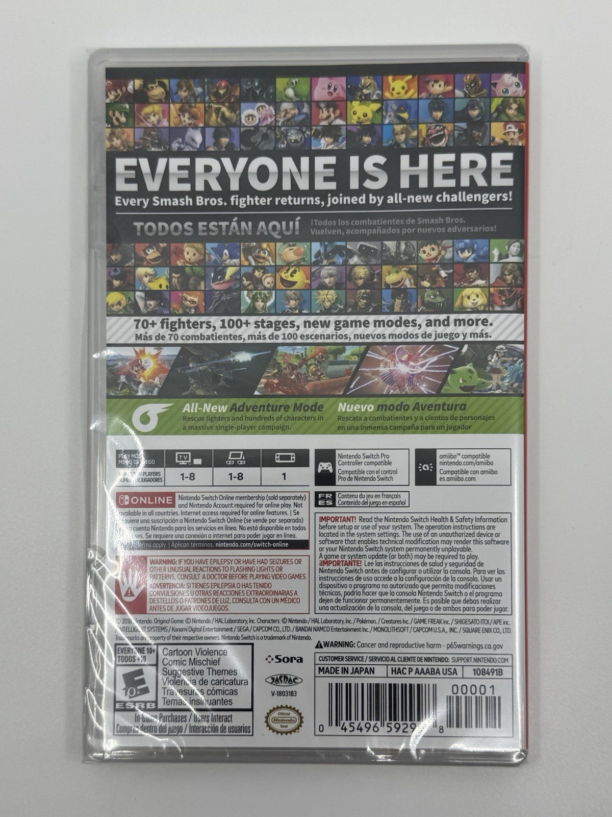 Super Smash Bros. Ultimate (Nintendo Switch, 2018) NEW Sealed