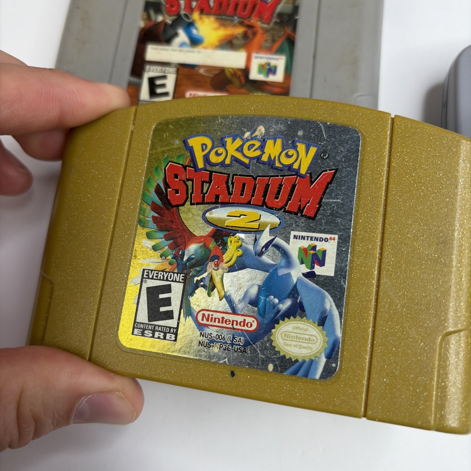Pokemon Stadium 1 & 2 Bundle W Transfer Pak Authentic And Tested Works!