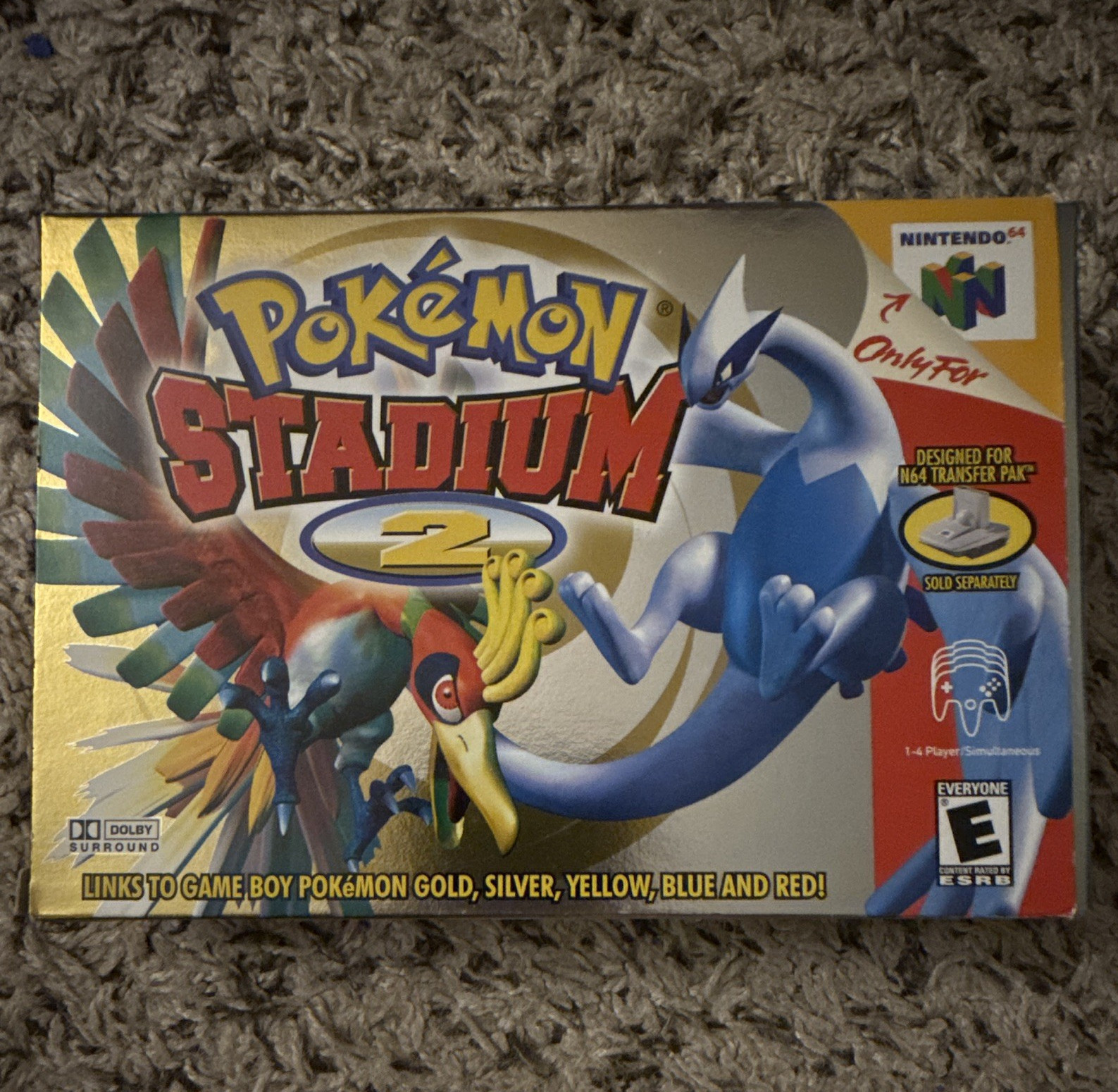 Nintendo Pokémon Stadium 2 CIB N64 (Tested) Manual Included NTSC-U/C 2001