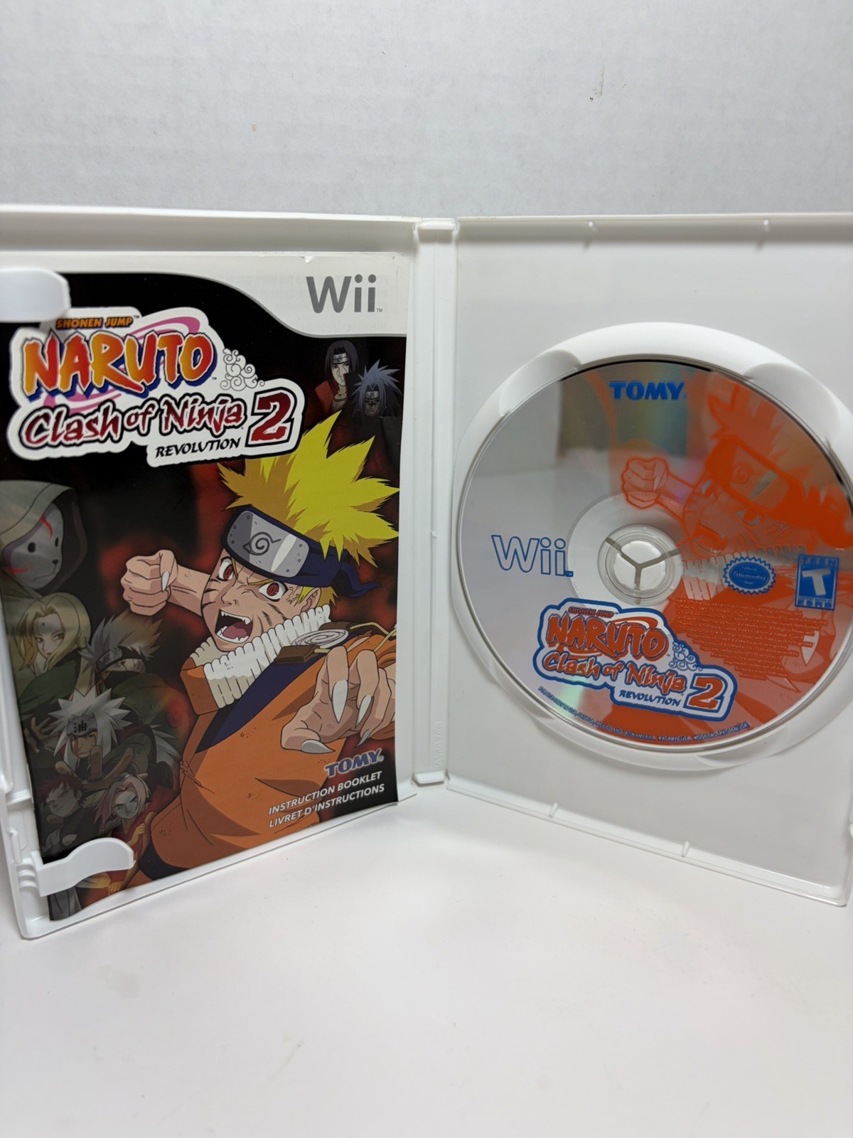 Naruto: Clash of Ninja Revolution Lot 1 & 2 Nintendo Wii Game Lot – Great Disks
