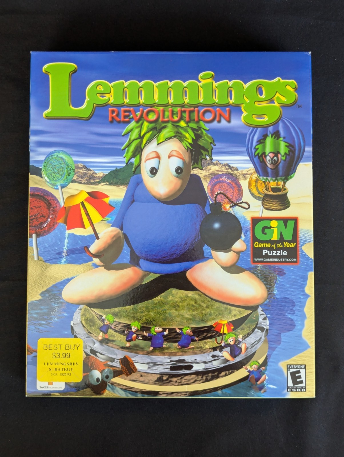 Lemmings Revolution (Psygnosis, 2000) – Vintage PC Big Box Game – Very Good