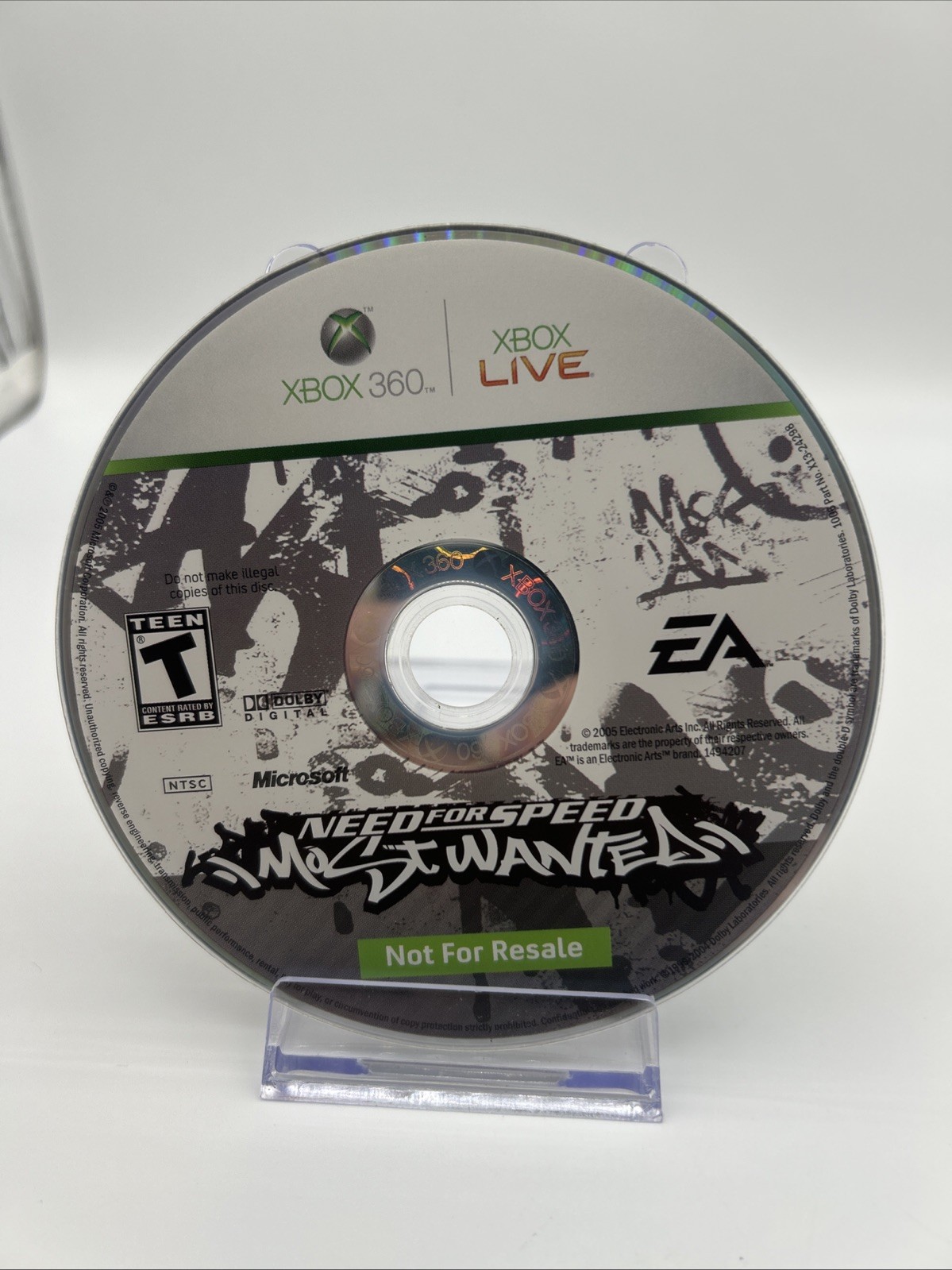 DISC ONLY – NOT FOR RESALE Need for Speed: Most Wanted (Microsoft Xbox 360 2005)