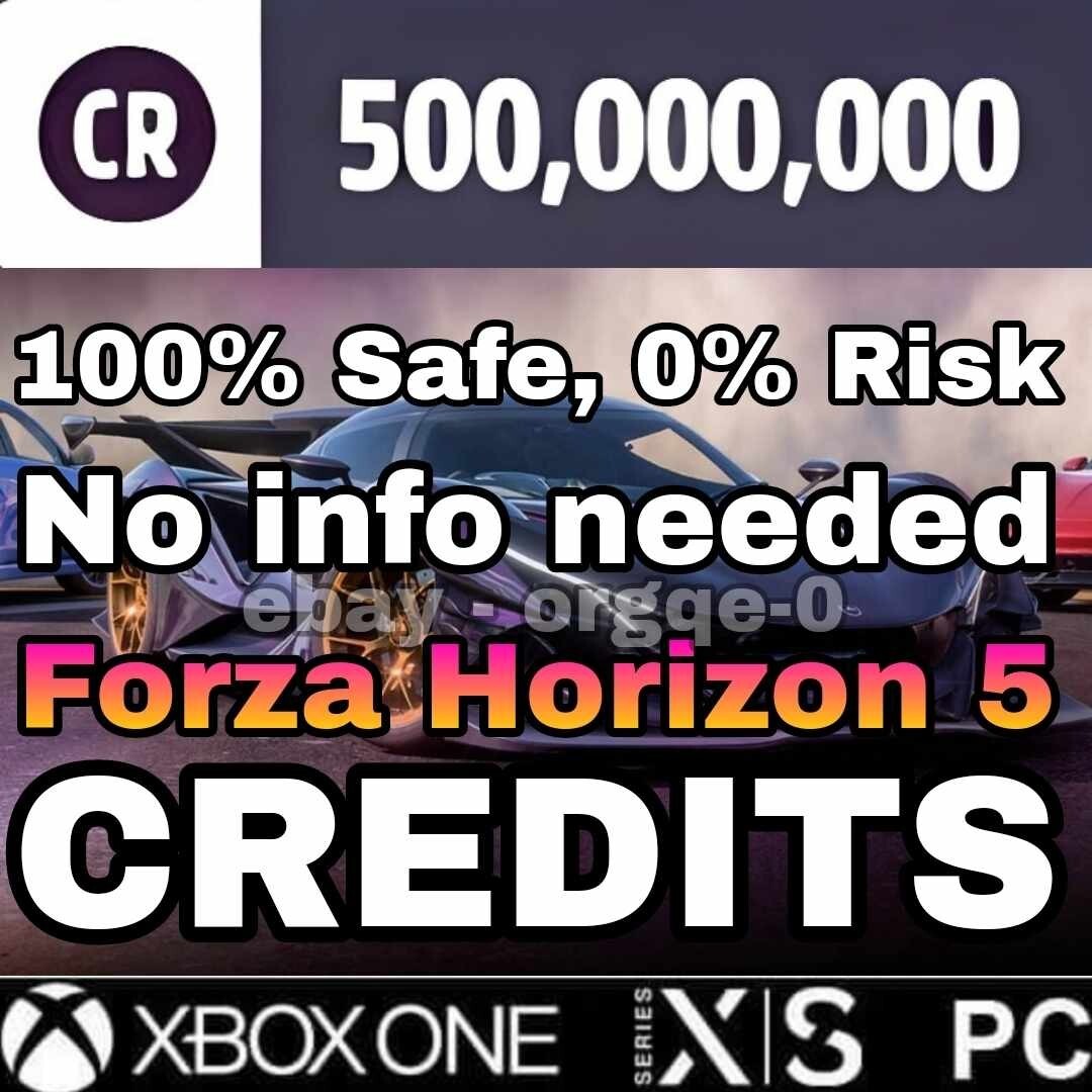 500 M CREDITS | Forza Horizon 5 | XBOX | PLAYSTATION | PC | STEAM (Read below)
