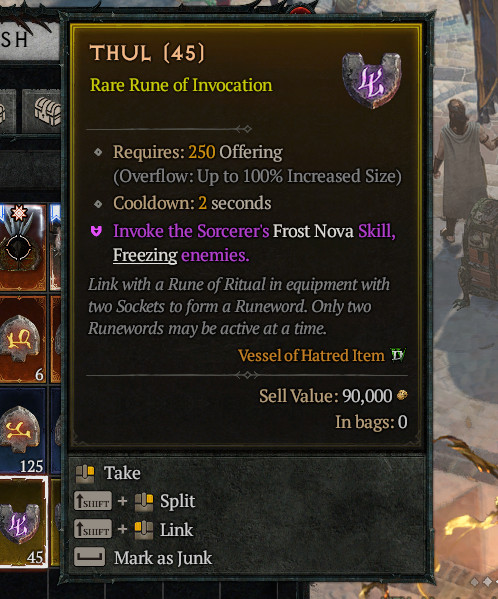 THUL Rune – Softcore – Seasonal Or Eternal – 🔥DIABLO 4 –