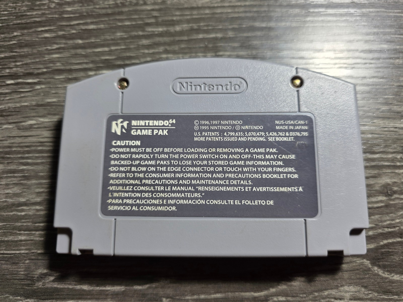 Gauntlet Legends (Nintendo 64, 1999) N64 Authentic TESTED (Broken Clip)
