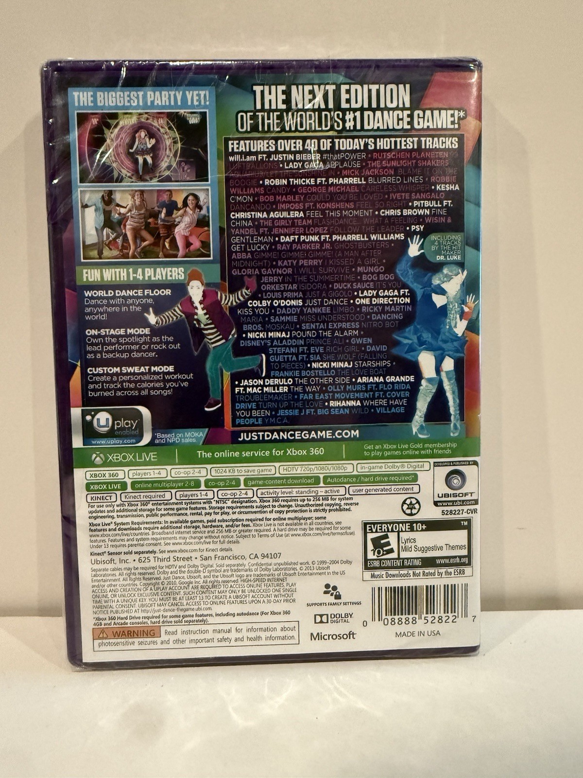 Just Dance 2014 (Microsoft Xbox 360, 2013) – Brand New – Sealed