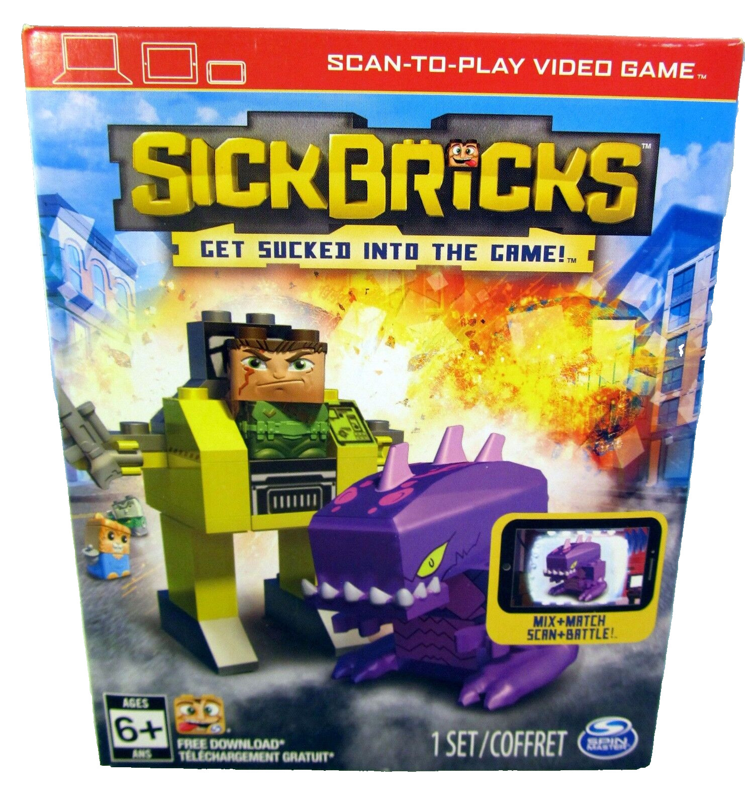 SickBricks Major Blazer vs. Xenomax Alien App Game New