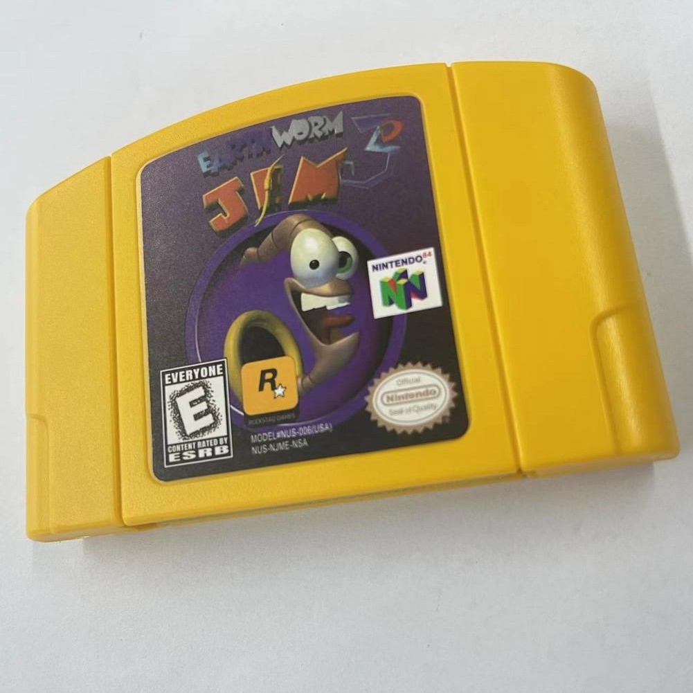 Earthworm Jim 3D – Nintendo 64 (N64) Tested and working Brand new Complete set