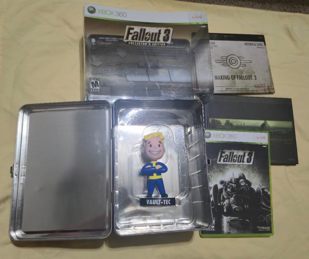 Fallout 3 Limited Collectors Edition – Microsoft Xbox 360 Complete CIB TESTED