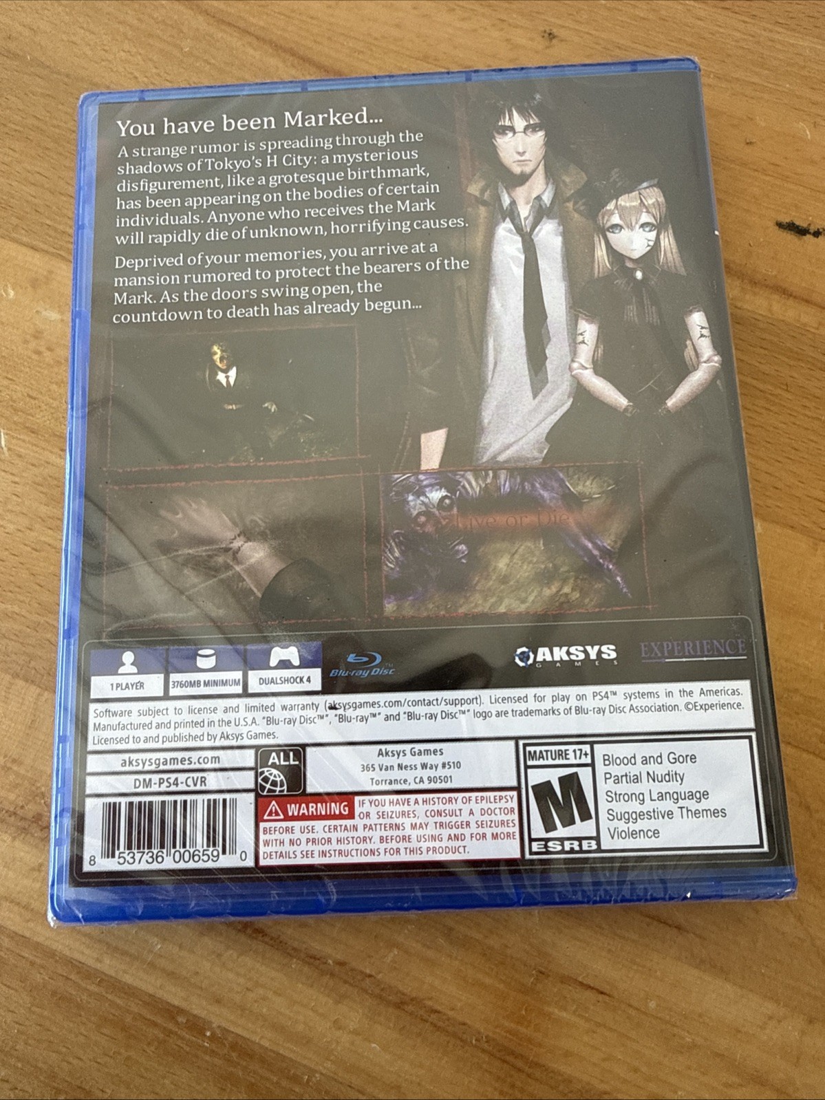 Death Mark – Sony PlayStation 4 PS4 – SEALED – Brand New