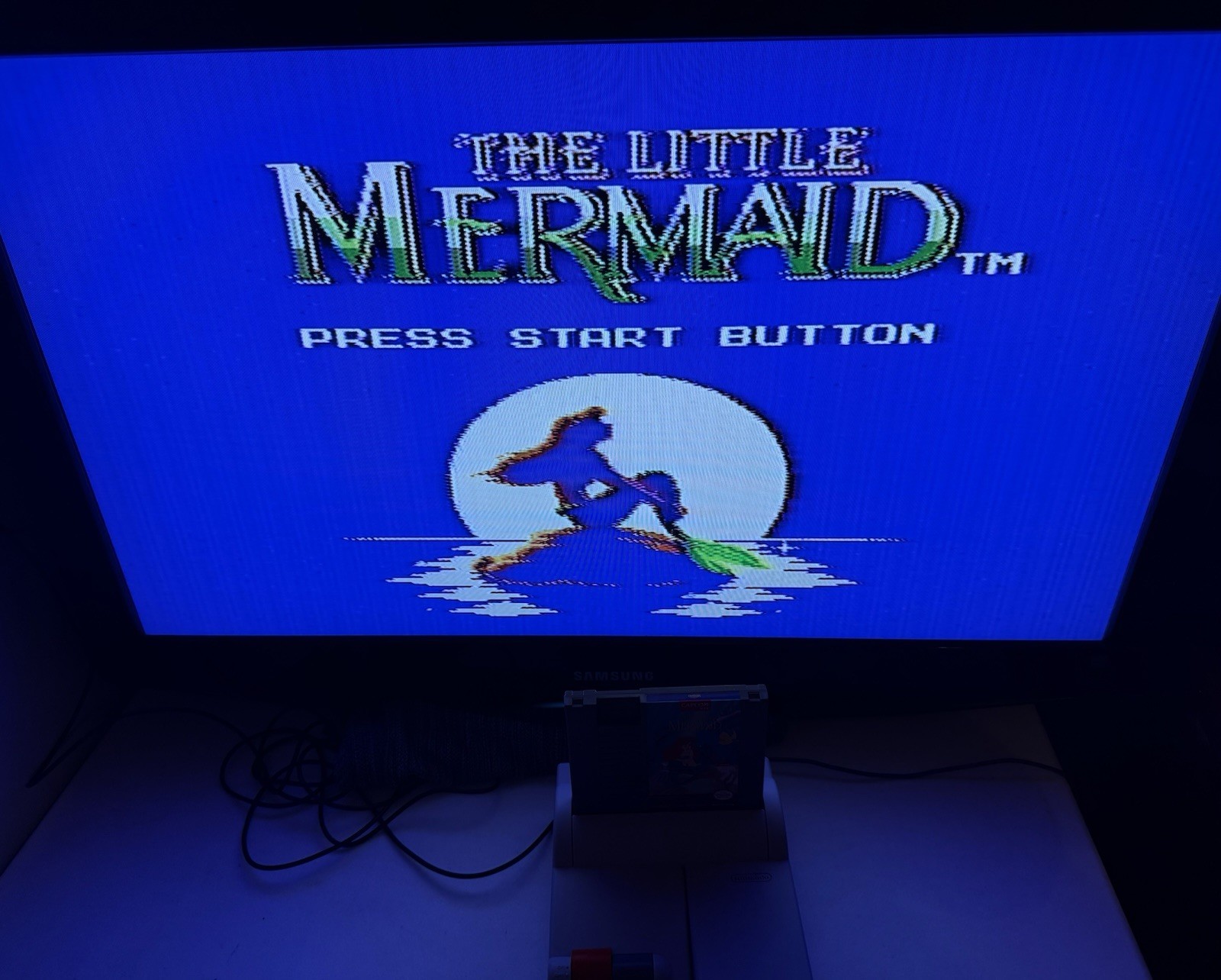 Nintendo NES Capcom Lot of 3! Street Fighter 2010 Nemo Little Mermaid CARTS ONLY