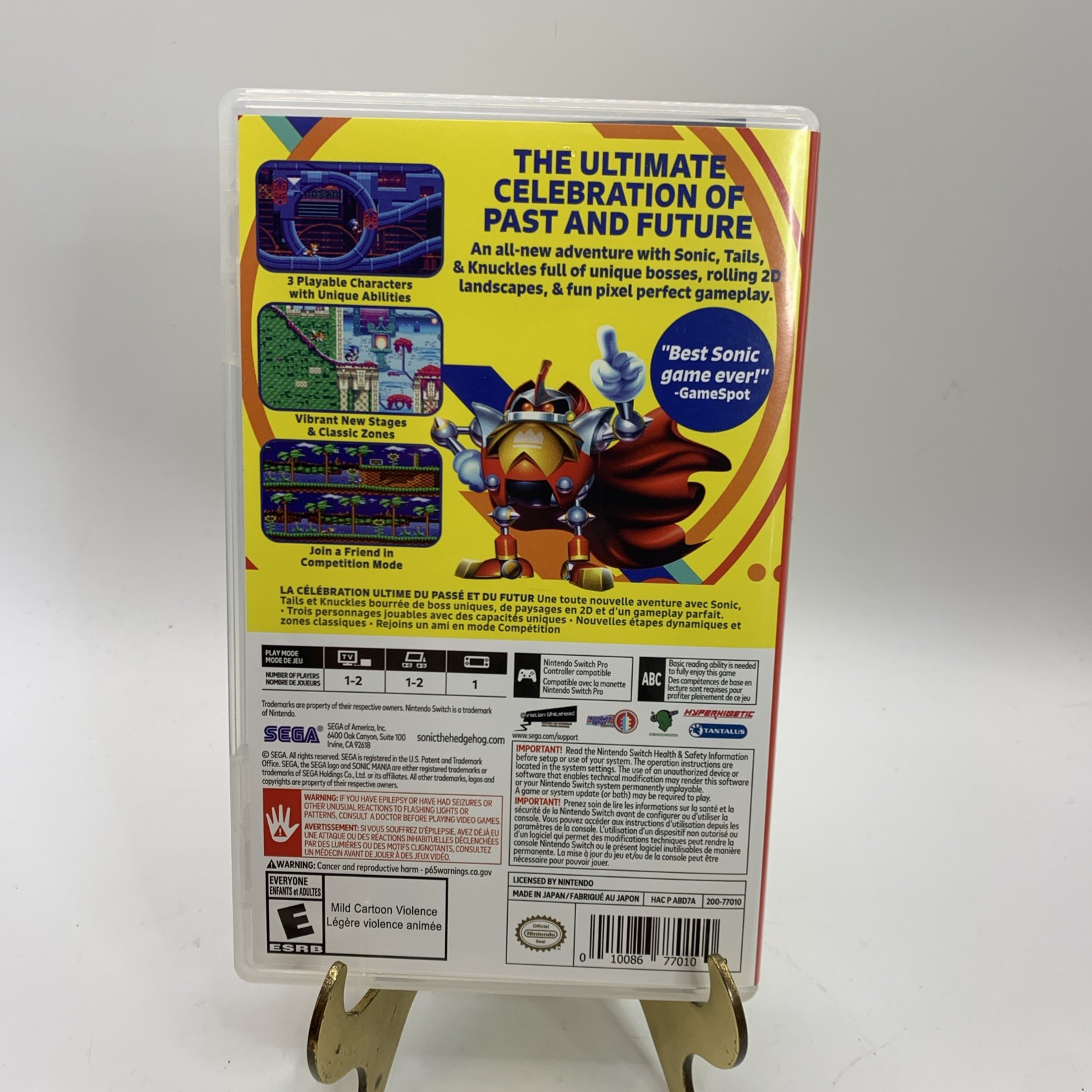 Sonic Mania (Nintendo Switch, 2017) Tested More Video Games In Store See Pics