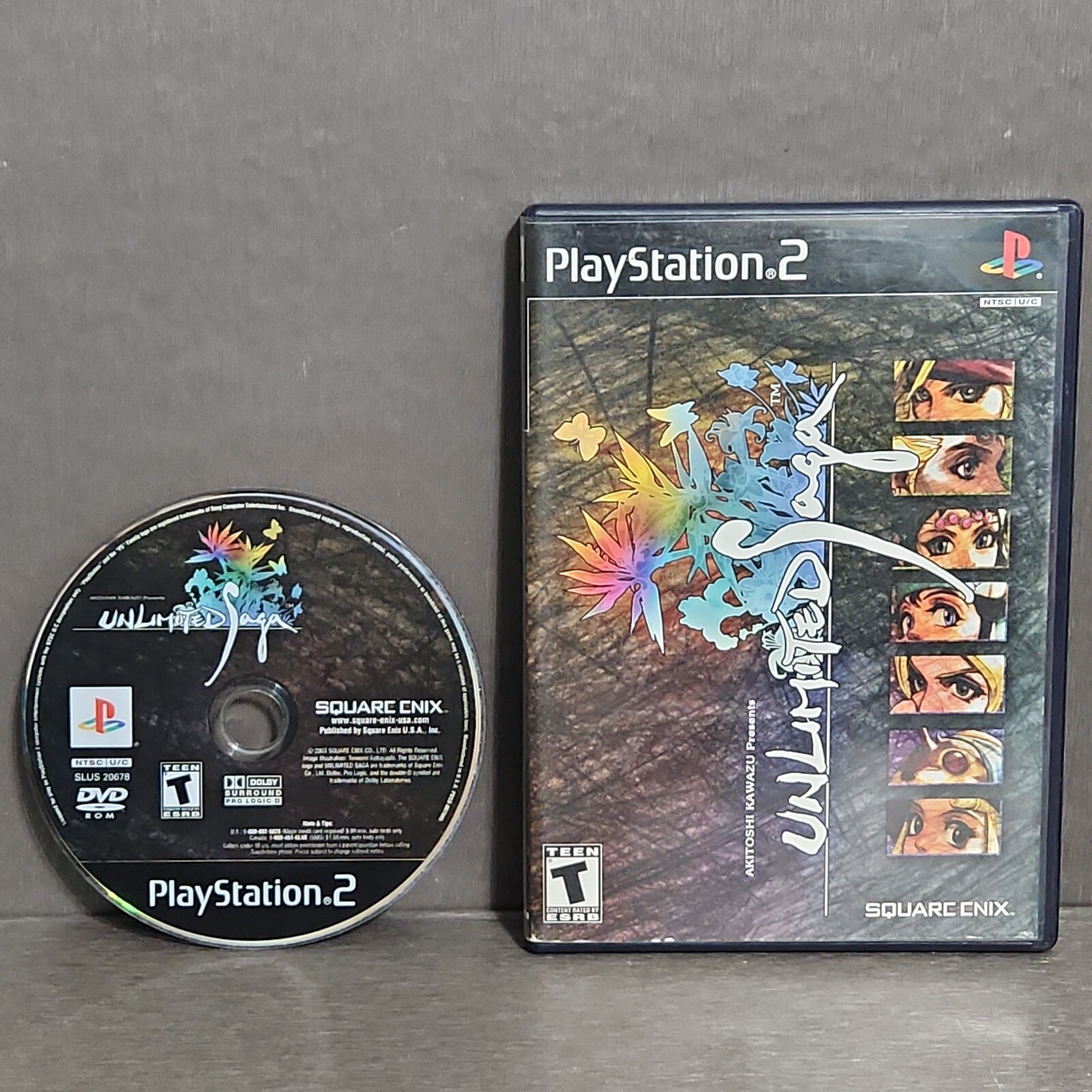Unlimited Saga PlayStation 2 PS2 Game