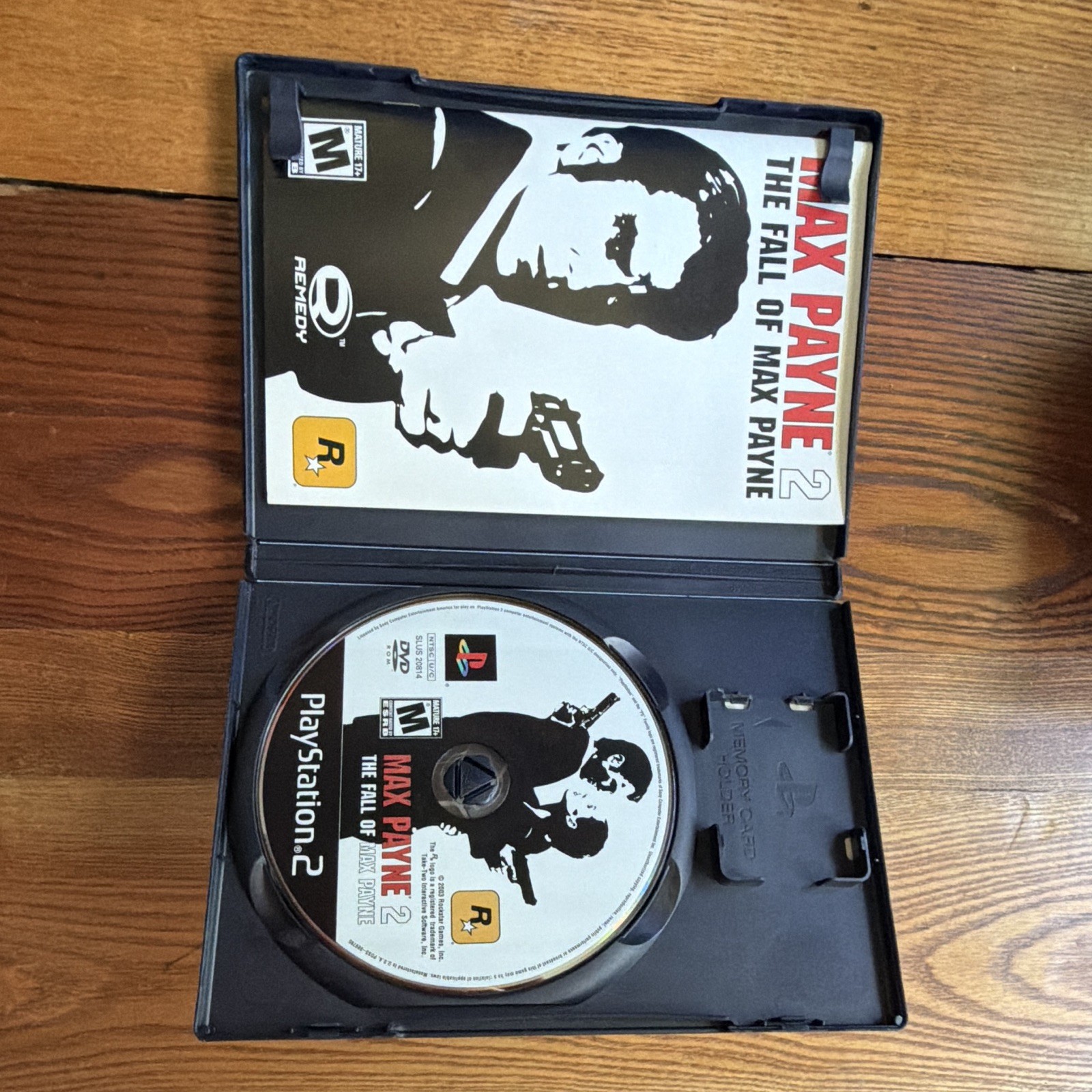 Rockstar Games Max Payne 2 The Fall of Max Payne PS2 Manual Case NTSC M
