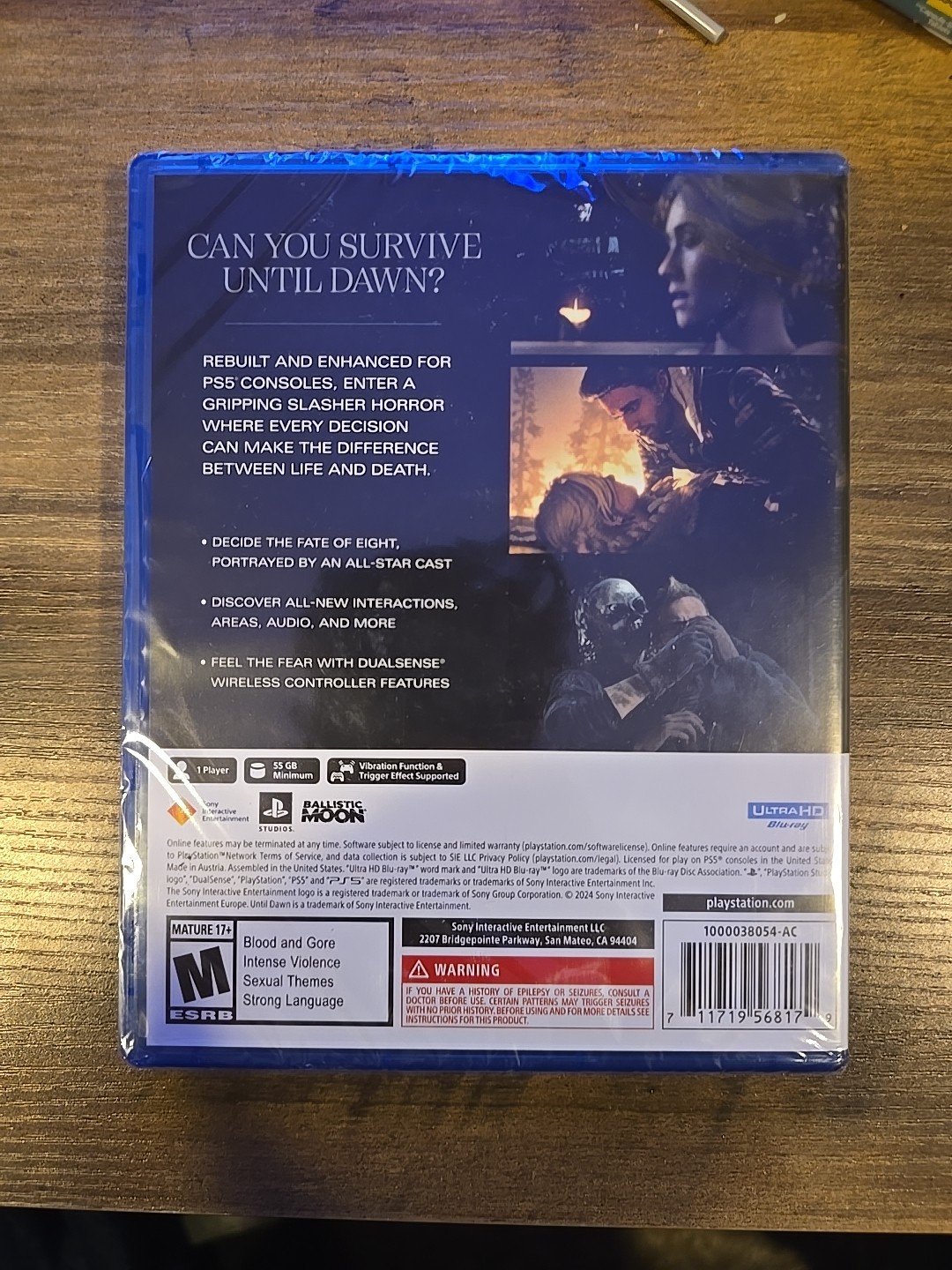 Until Dawn – Sony PlayStation 5 – Brand New
