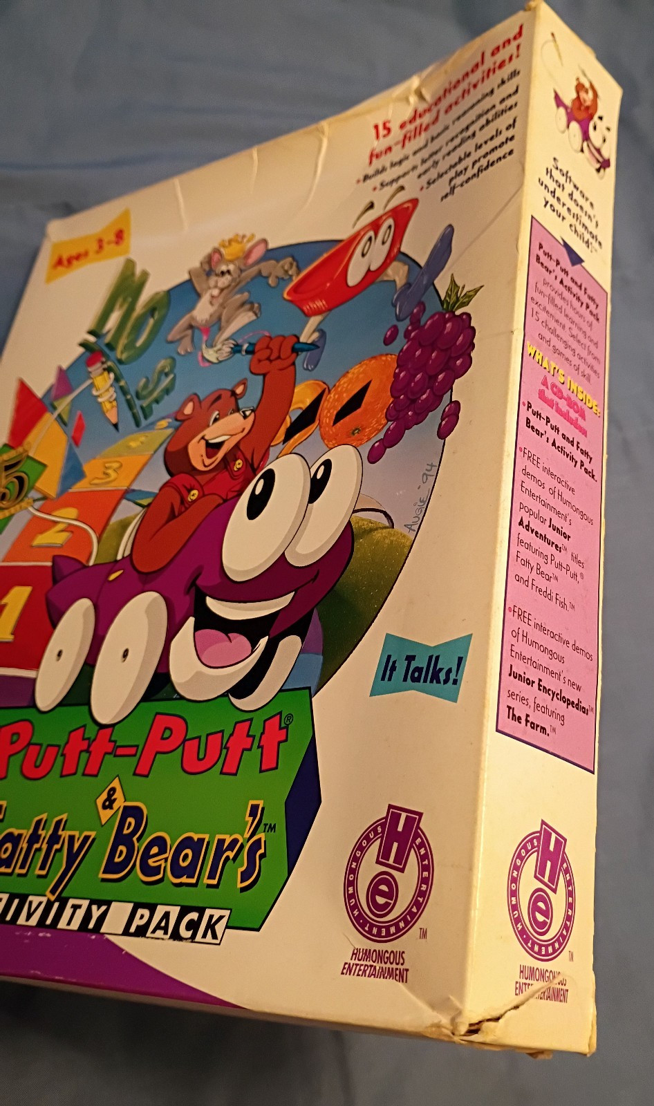 Putt-Putt & Fatty Bear’s Activity Pack CD-ROM for Windows and Macintosh ages 3-8