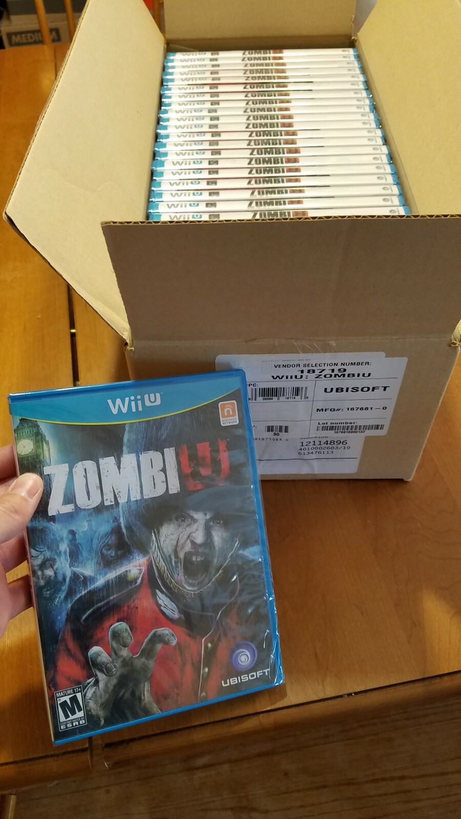 Nintendo Wii U ZombiU Zombi U BRAND NEW FACTORY SEALED AUTHENTIC Ubisoft