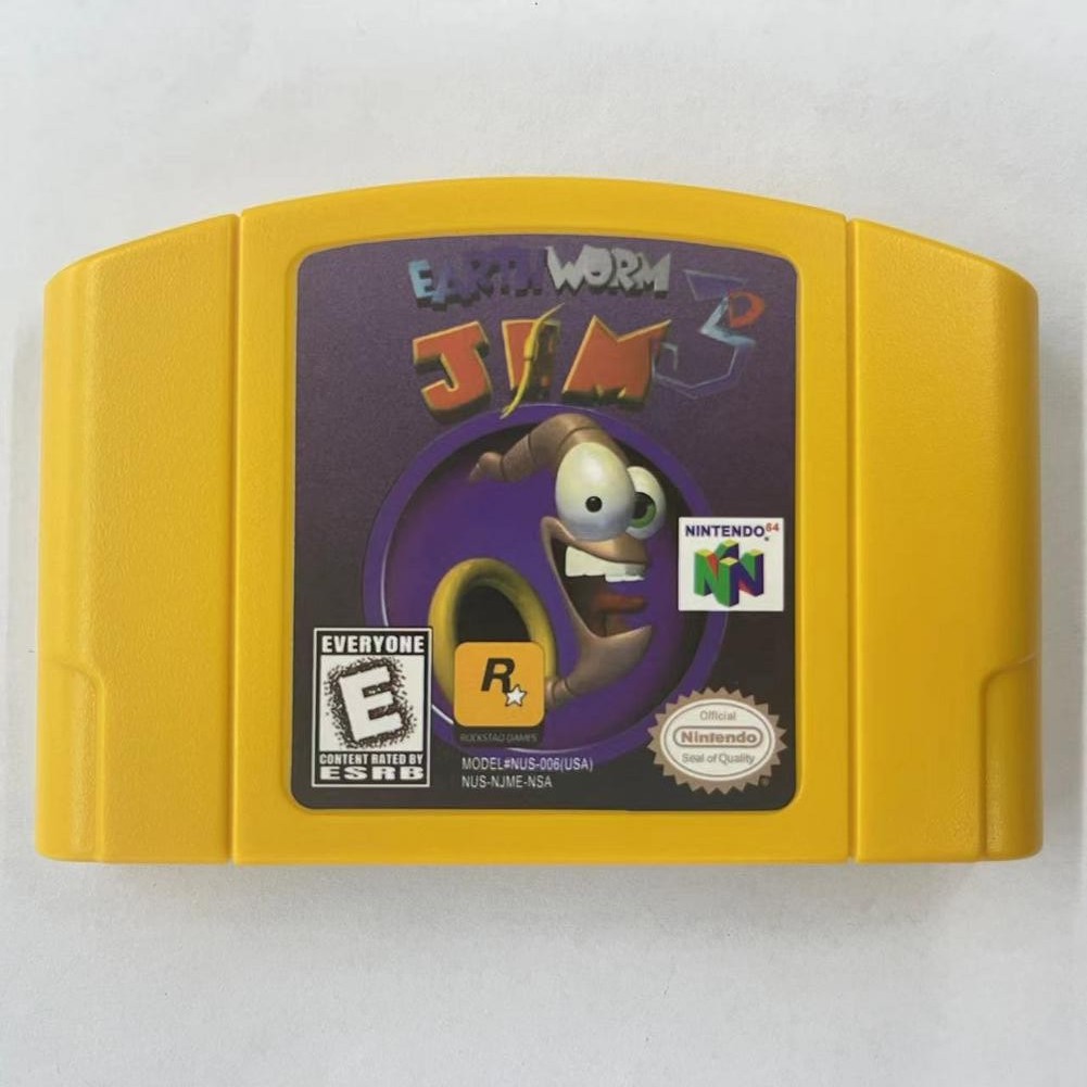 Earthworm Jim 3D – Nintendo 64 (N64) Tested and working Brand new Complete set